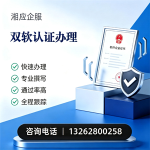 张家口双软认证申报服务