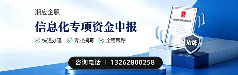 张家口信息化专项资金申报服务